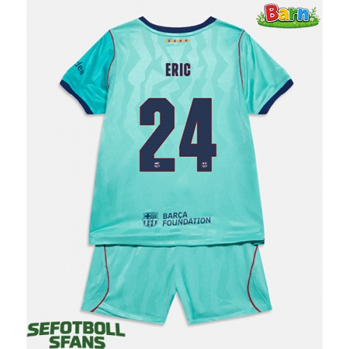 Barcelona Eric Garcia #24 Tredjeställ Barn 2026-27 Kortärmad (+ Korta byxor)